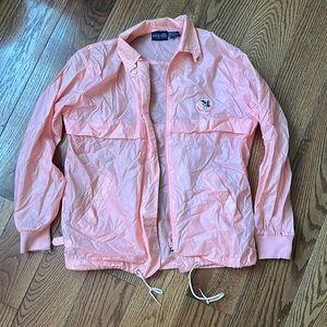 pastel pink jacket